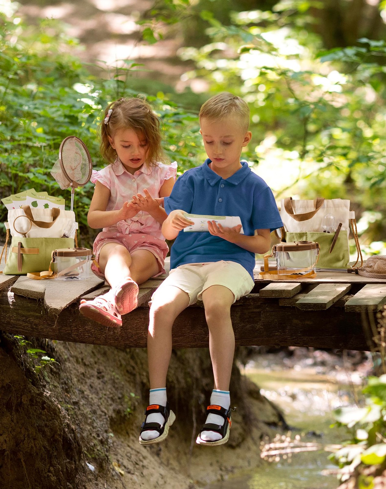 Insect Catcher & Kids Explorer Set, 2 Kids Butterfly Catcher Explorer Set…