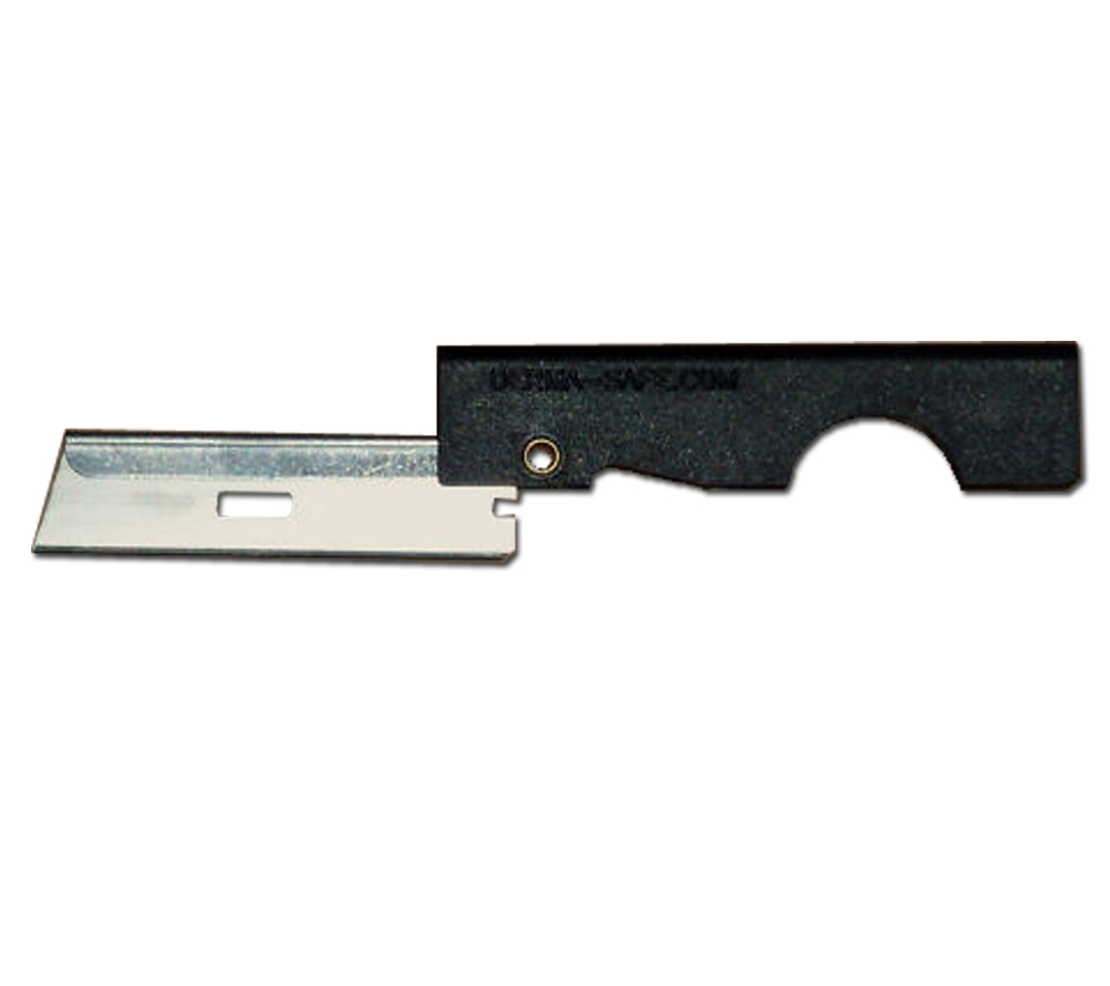 Derma Safe Folding Razor Knife 10 pack Black for SERE Survival Tool Kit Blade
