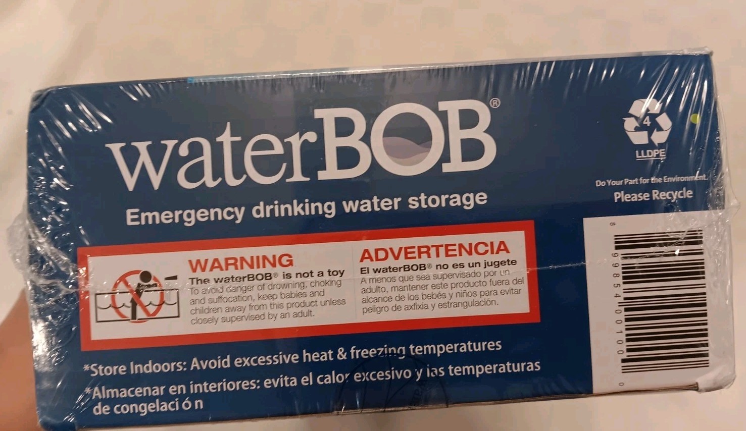 Water BOB Survival Emergency Drinking Fresh Water Storage 100 Gallons Kit-Sealed