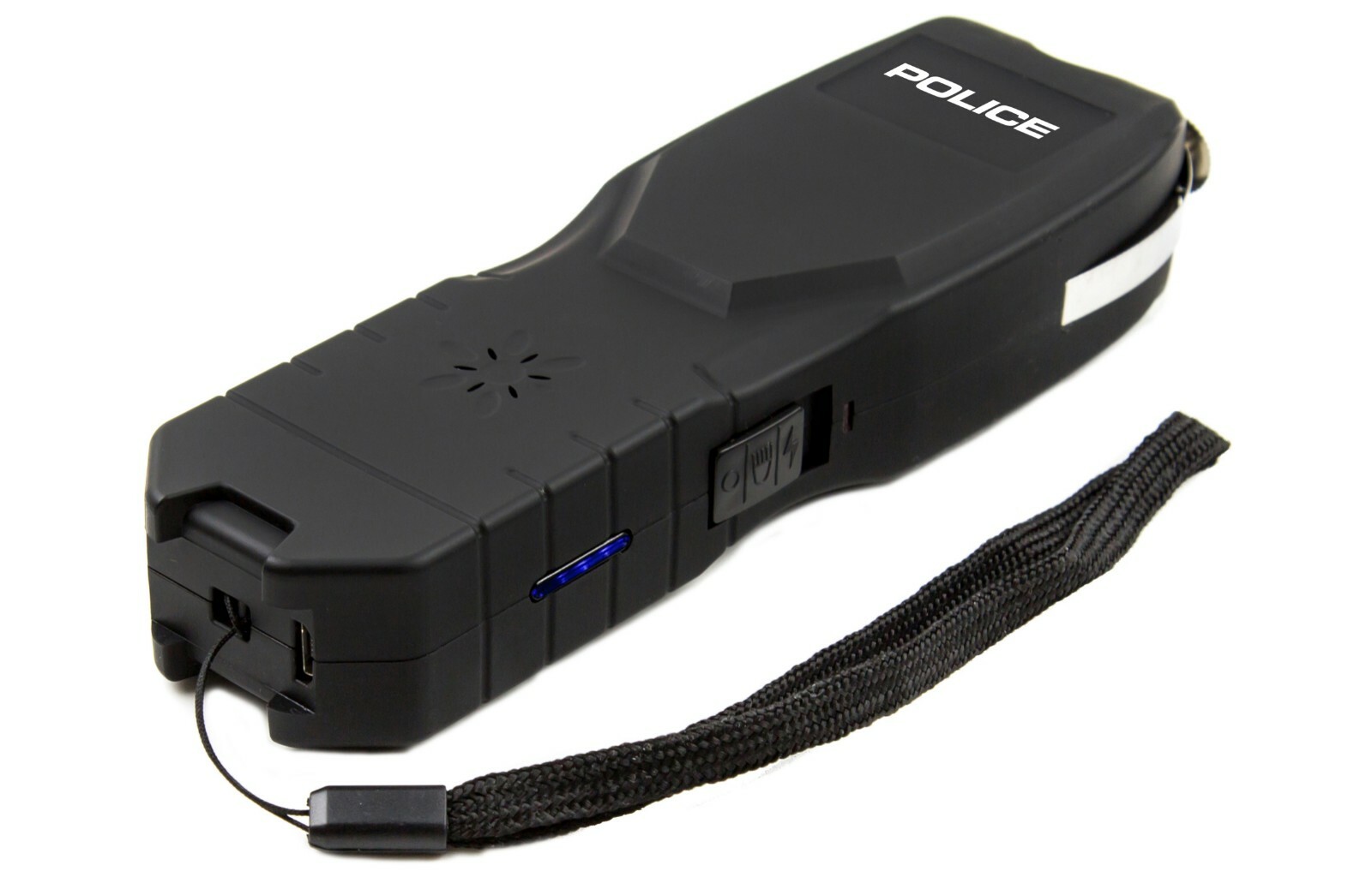 POLICE Stun Gun 2101 Max Volt Rechargeable with LED Flashlight & Siren Alarm