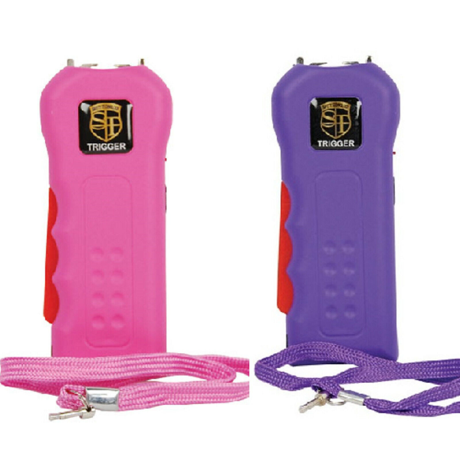 Safety Technology TRIGGER Stun Gun Rechargeable 75 Mil Volts LED Flashlight+Case
