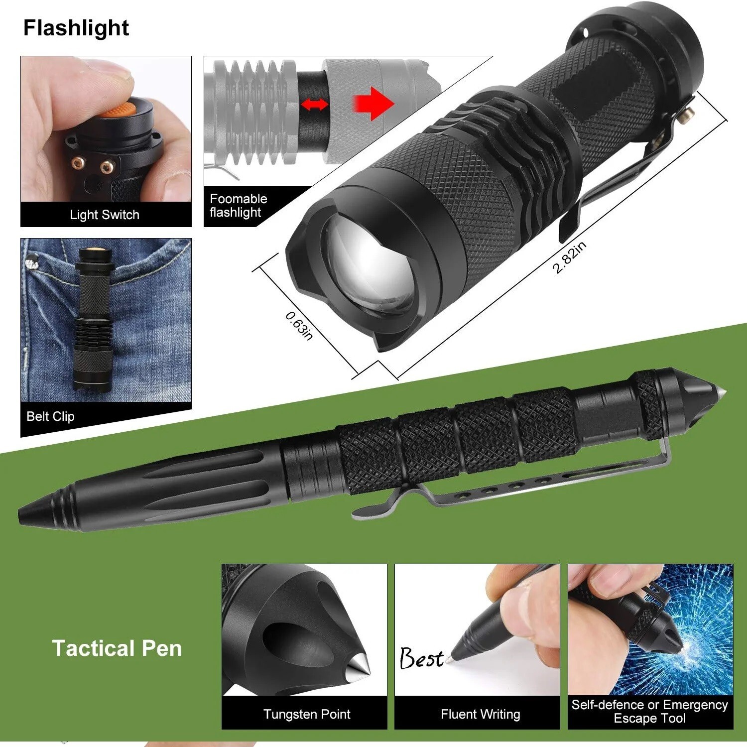 Galaxy 40 piezas en uno para kits de emergencia de supervivencia Gear Outdoor