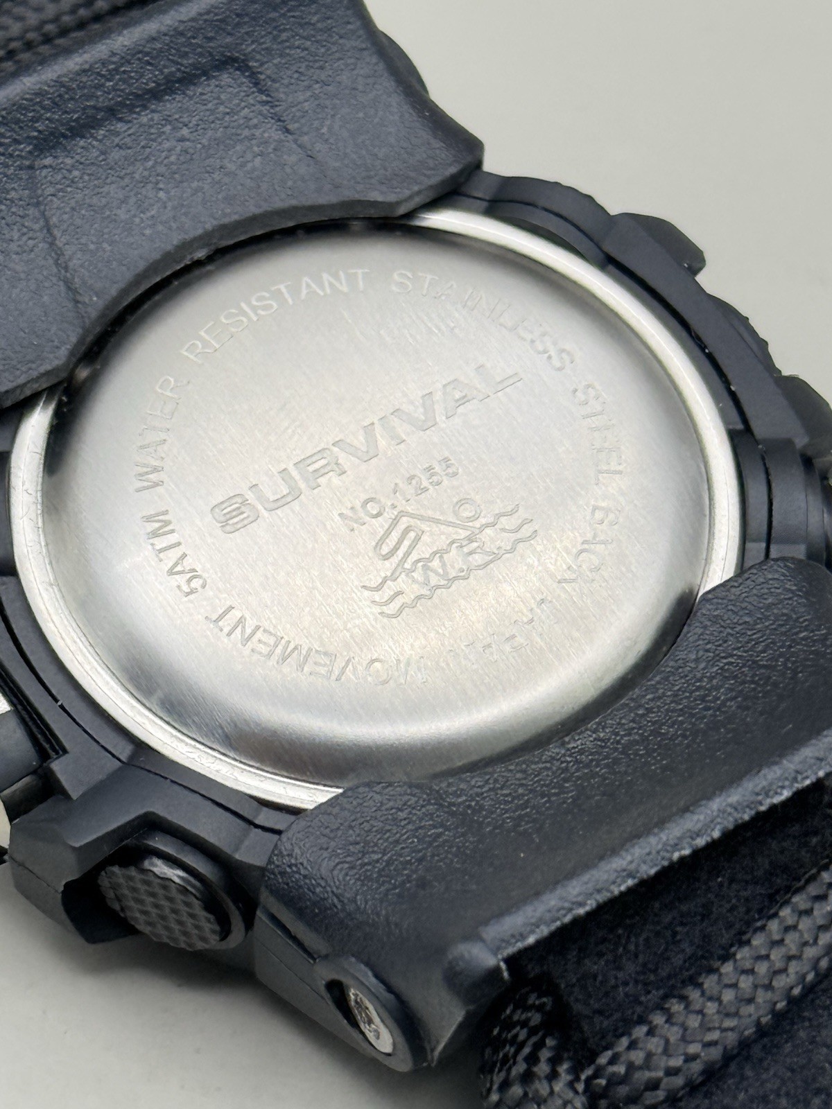 Survival Men’s Tactical Military Digital Watch 23-in-1 Multi-Functional BLACK