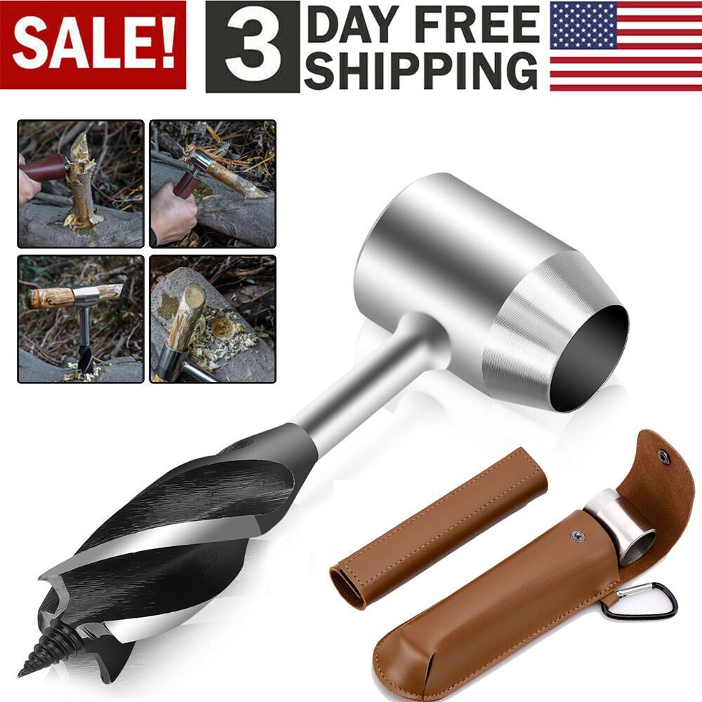 Outdoor Survival Tool Wood Drill Manual Hand Auger Wrench For Bushcraft Settlers