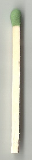 10 Boxes Diamond Wood PENNY MATCHES 32 x 10=320 STRIKE ON BOX green wooden match