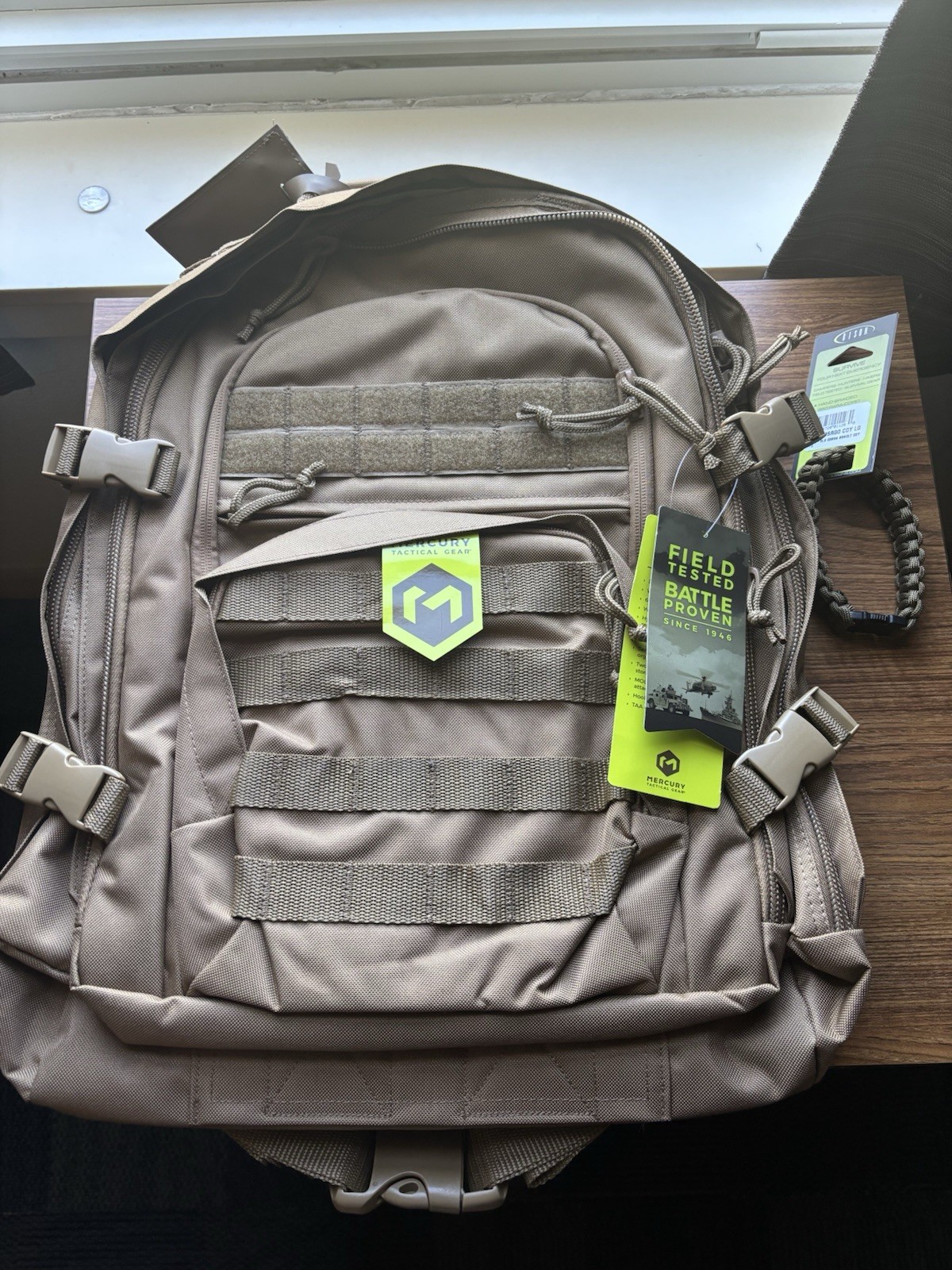 Mercury 72 Hour Bug Out Backpack Survival