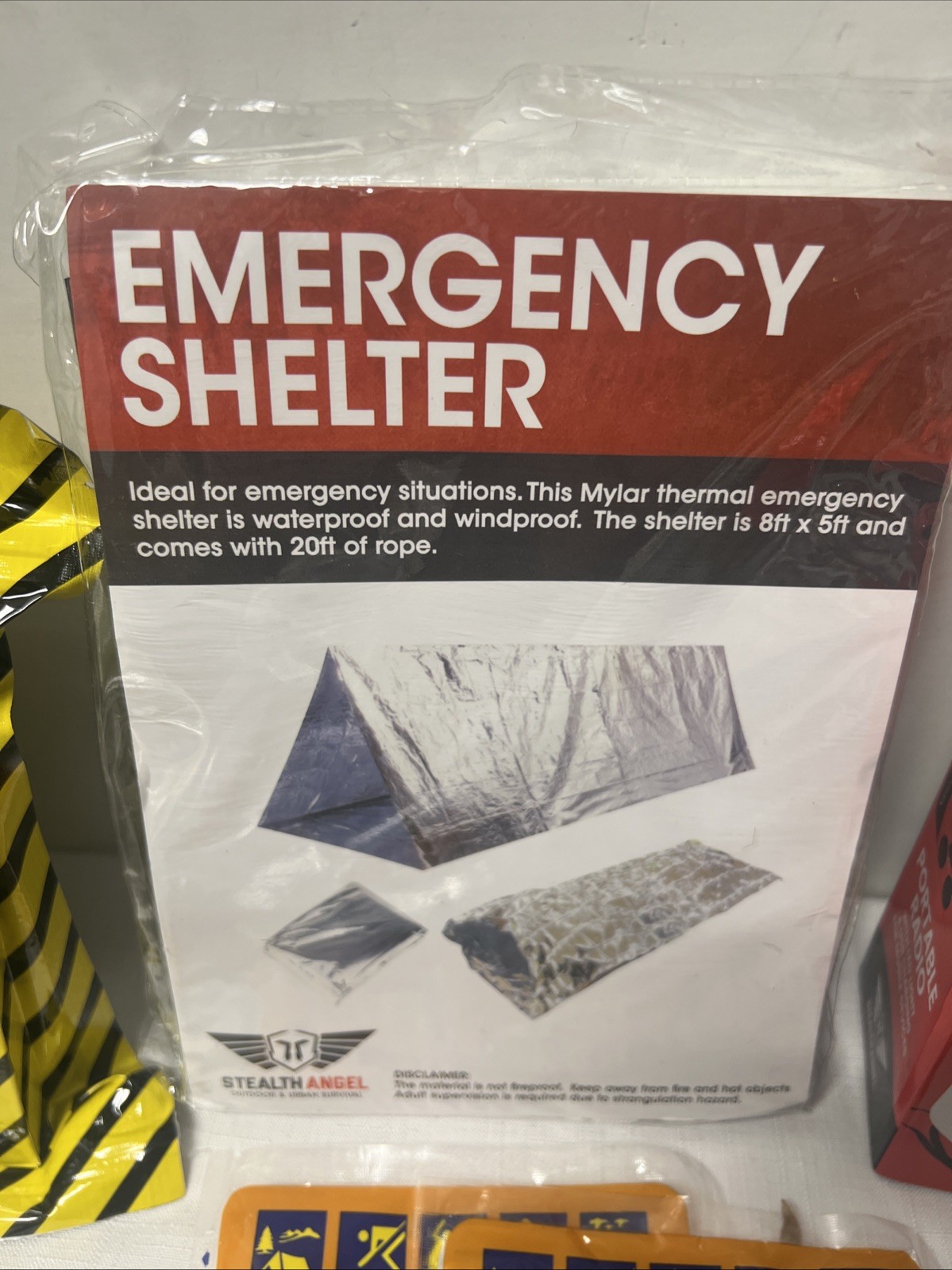 Emergency Kit / Survival Backpack for Emergencies See Description