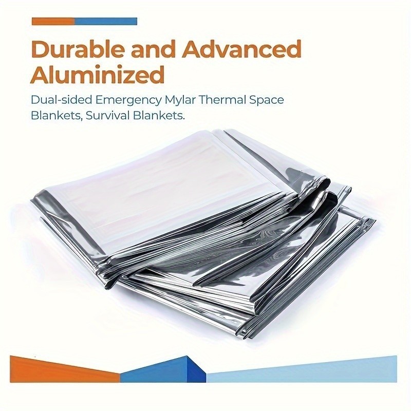 10Pack Emergency Mylar Thermal Blankets , New for Outdoor Sport Free Shipping !