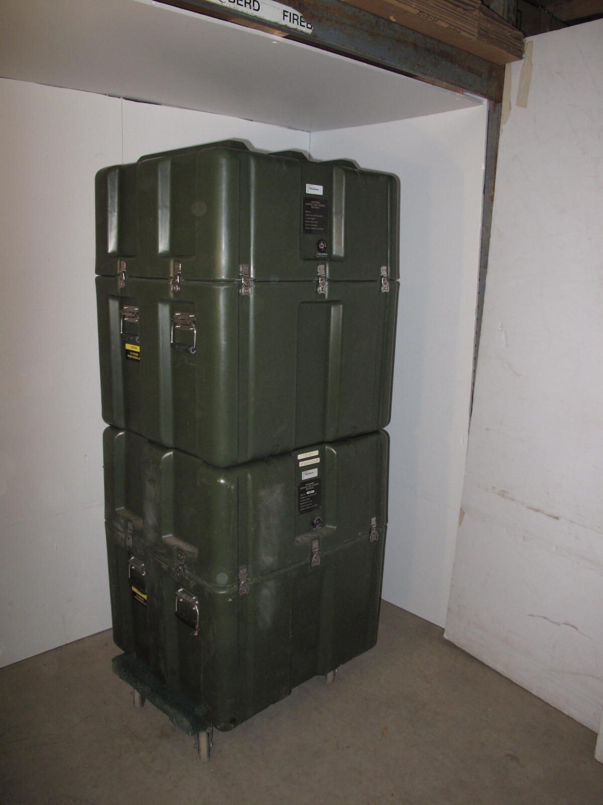 Hardigg Pelican 29x27x35 Hinged Single Lid Hard Case Printer Equipment Shipping