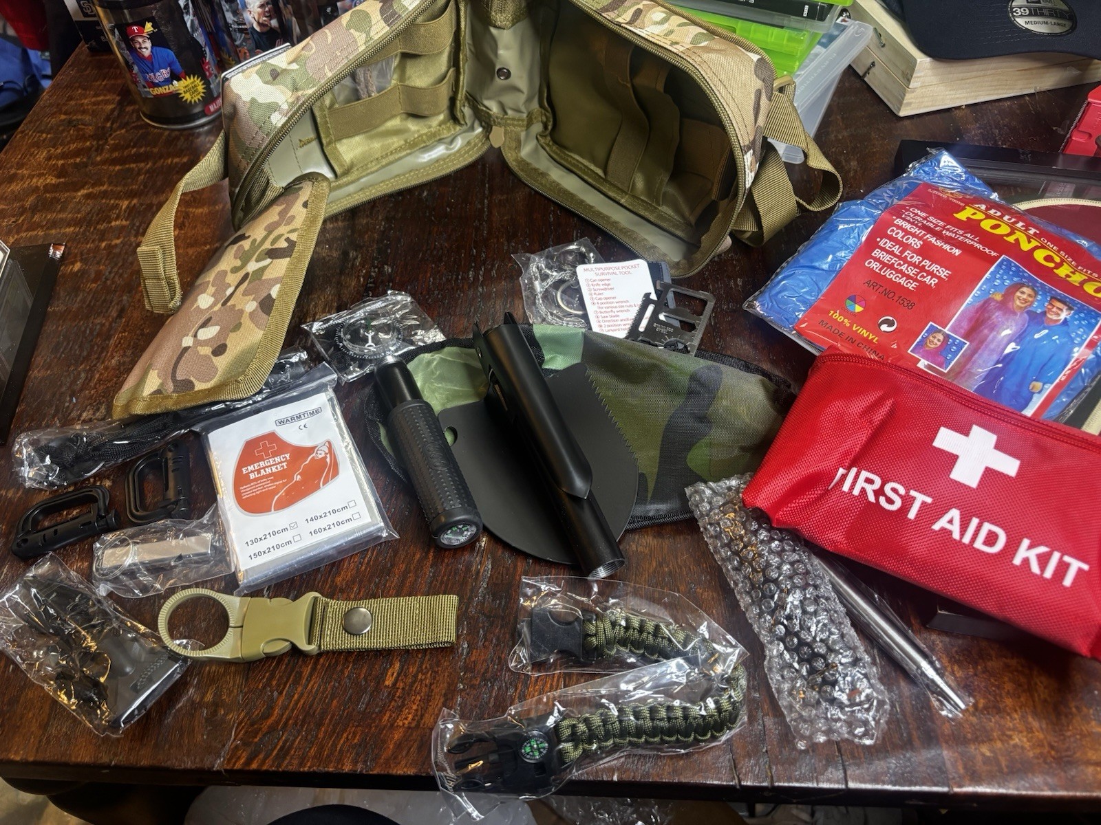 Tatical MOLLE-compatible First Aid IFAK Pouch Brand New! COMPLETELY FILLED