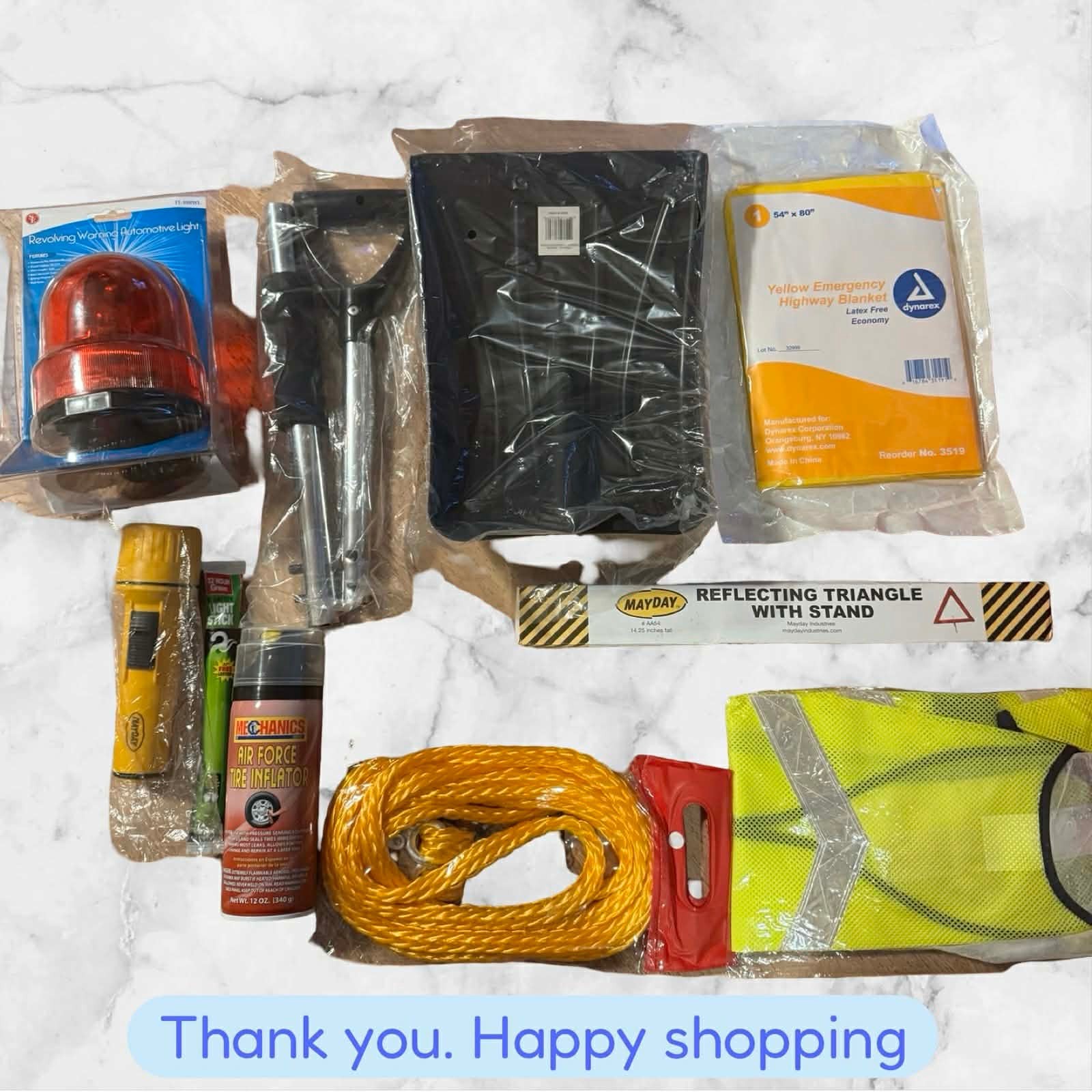 Road Warrior Standard -10 Below 54 Piece Cold Weather Auto Survival Kit NEW SHIP