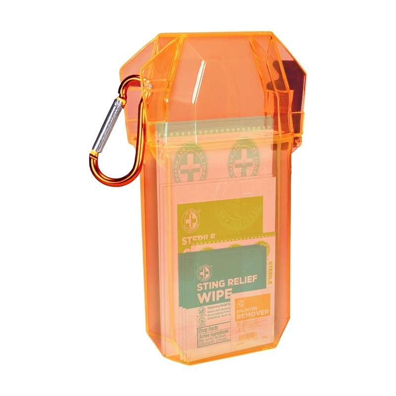 Waterproof Outdoor First Aid Kit 30 Pieces Carabiner Travel Portable Supplies US
