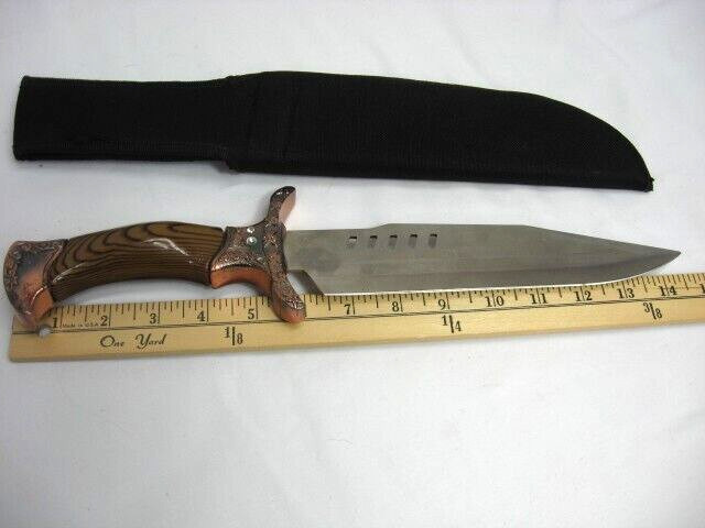 rmk99 Decorative 14.5″ Maxam Bowie Knife Resin Handle Dbl Layer-Sheath st135