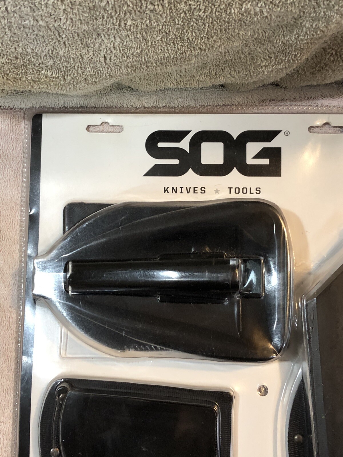 SOG 3 Piece Outdoor Survivalist Kit Hatchet Knife Saw Shovel