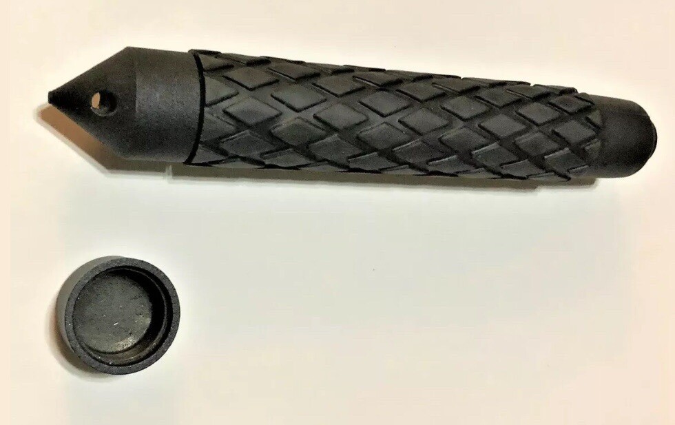 POLICE SWAT Security Guard TSB Window Baton Glass Breaking Steel Tail End Cap