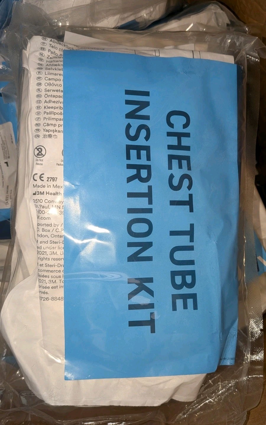 Safeguard Medical Chest Tube Insertion Kit HHCTUINK01 Exp 10/23