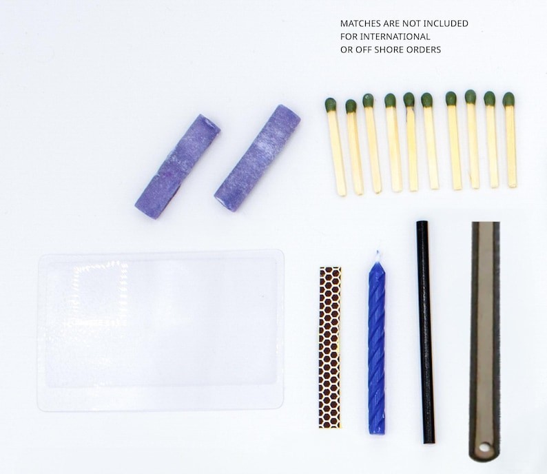 54 pc EDC Survival Tin Kit stuffed with life saving Essentials for Emergency,