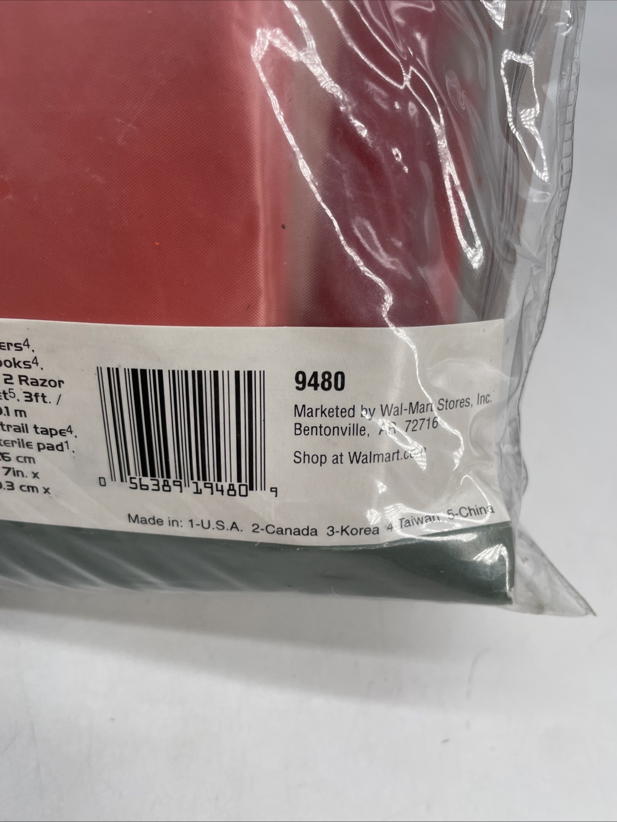 SURVIVAL FIRST AID KIT Ozark Trail Camp 9480 46 Pcs. Waterproof Pouch NEW