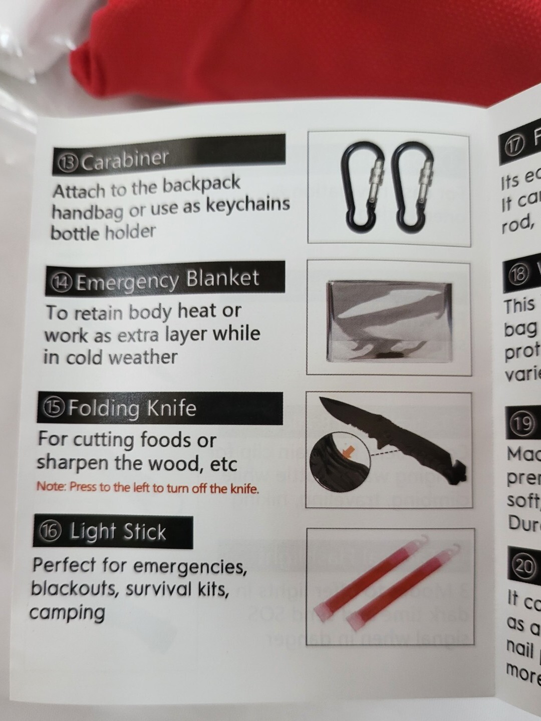 Emergency Survival Kit First Aid Bug out Military Prepper Kit Black Pouch 235Pcs