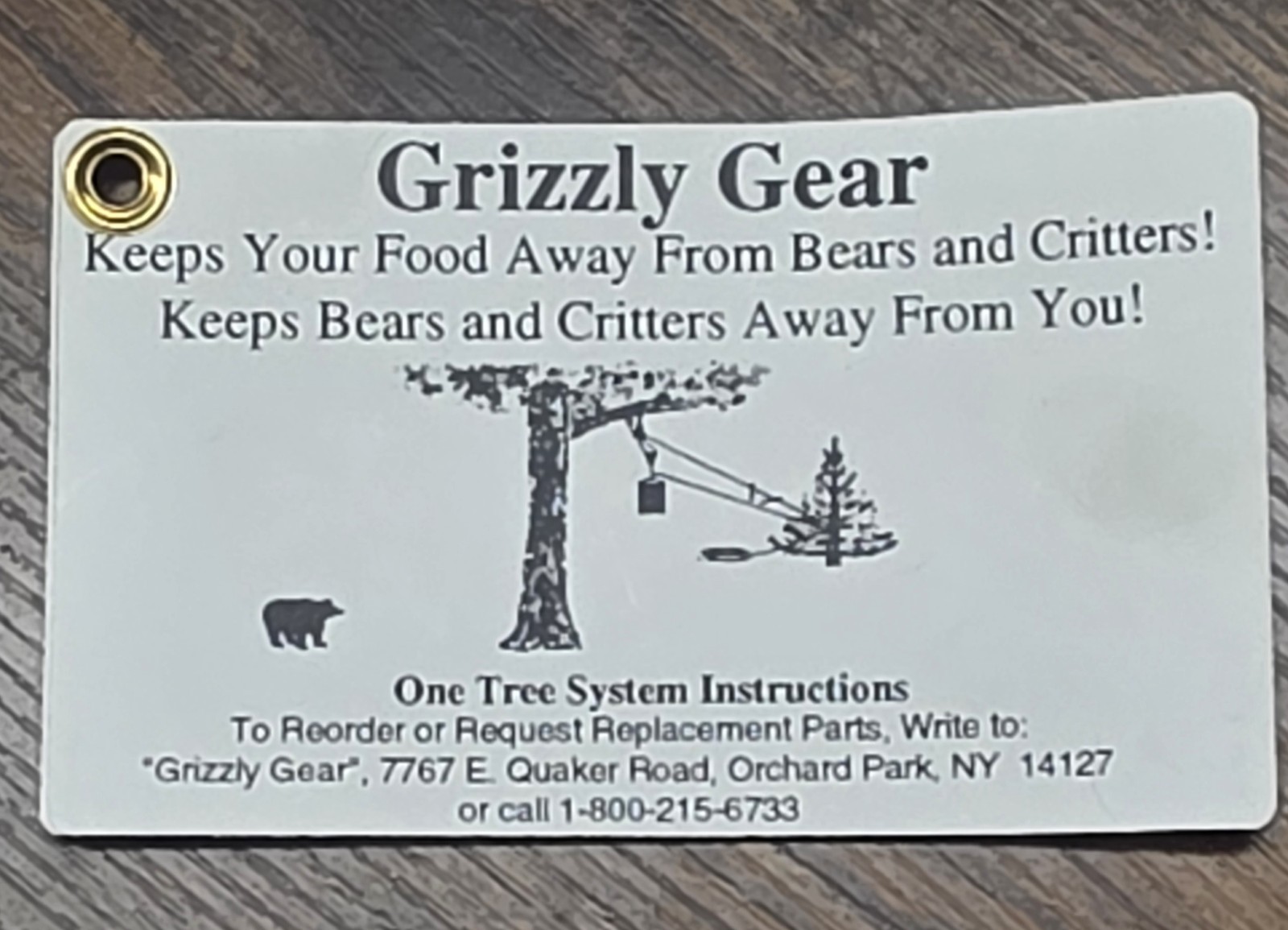 Grizzly Gear Keep Your Food Away From Bears An Critters 2 Tree System