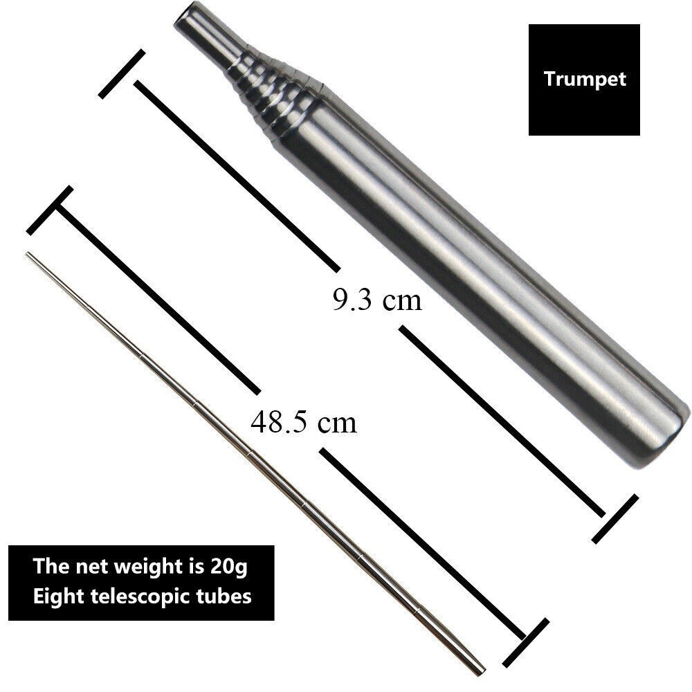 Outdoor Pocket Bellow Collapsible Fire Tools Kit Camping Survival Blow Fire Tube