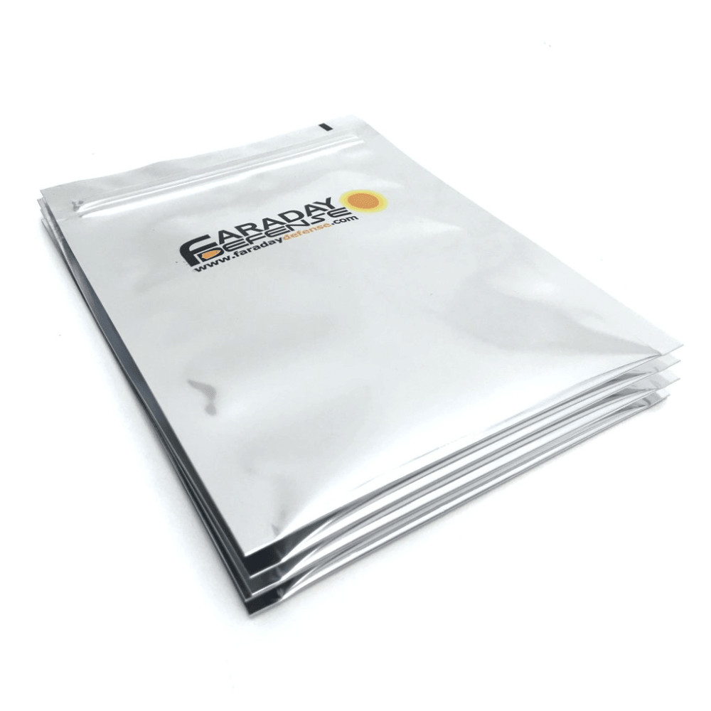 Faraday 3 PC Cell Phone NEST-Z 7.0 Mil 5-Layer EMP Bags 5″ x 7″