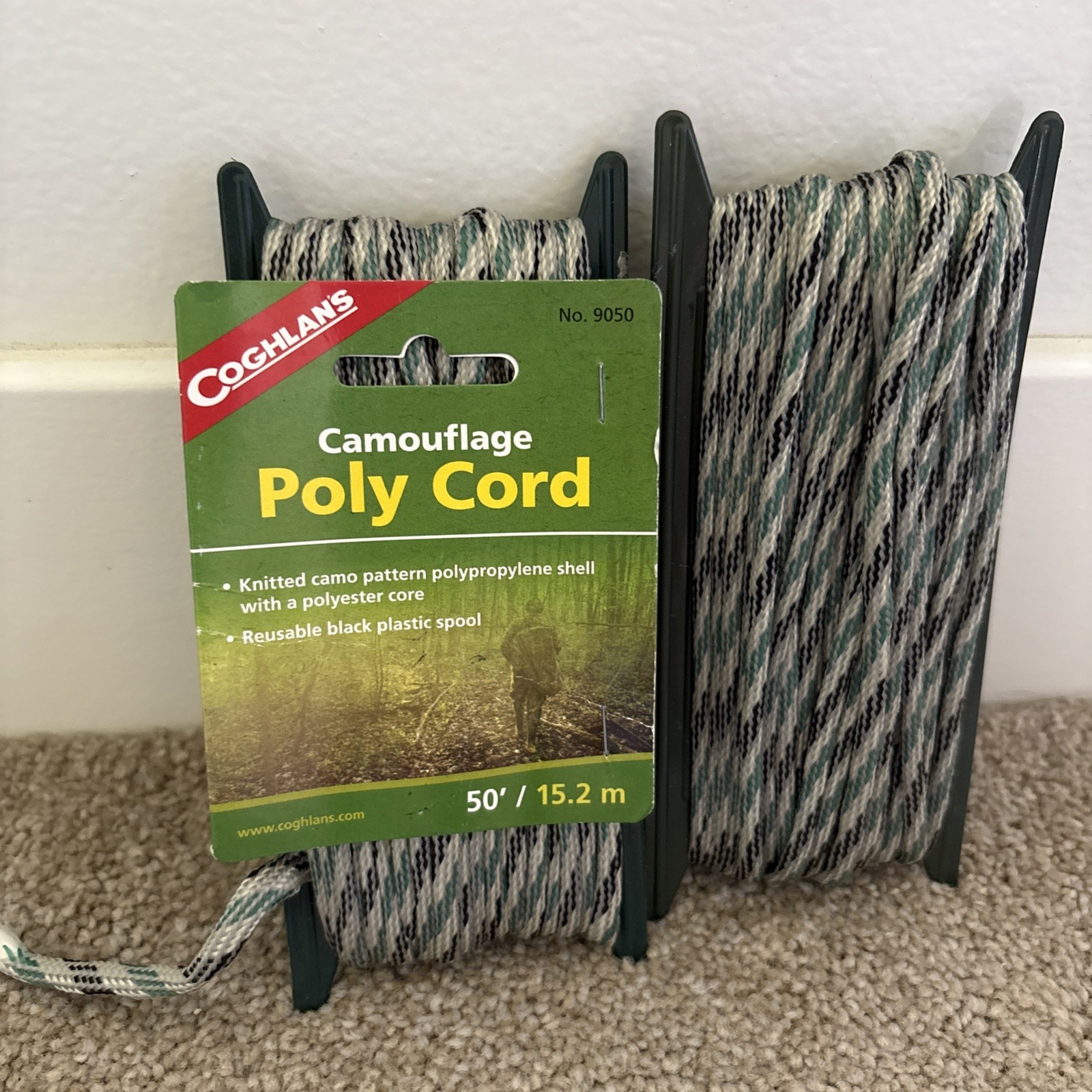 TWO Coghlan’s 9050 Camouflage Poly Cords