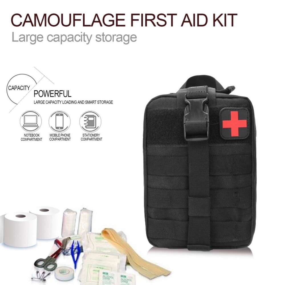 Tactical EDC Survival First-aid Kit Outdoor Climbing Camping Equipment Safe Bag