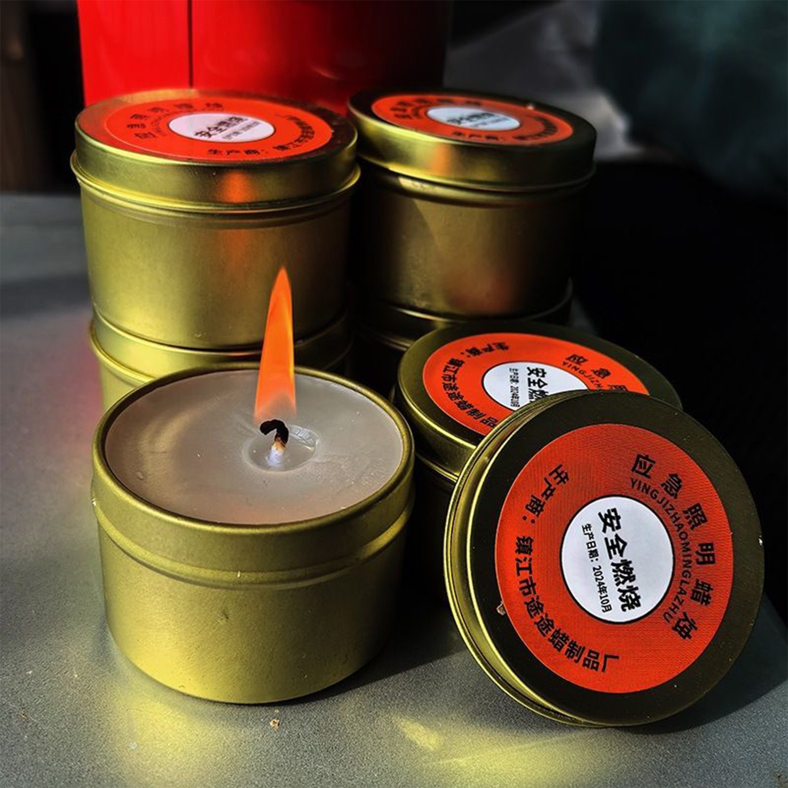 Candle Survival Smokeless Candles For Power Outages Set Of 10 Odorless