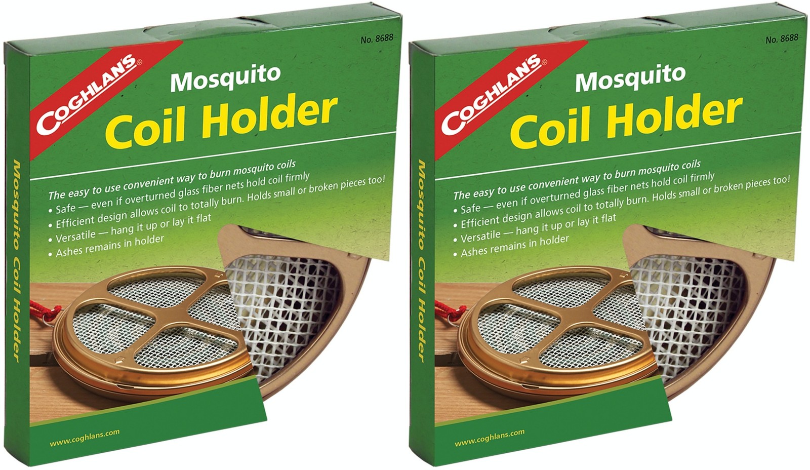 Coghlan’s Mosquito Glass Fiber Mesh Coil Holder (2-Pack)