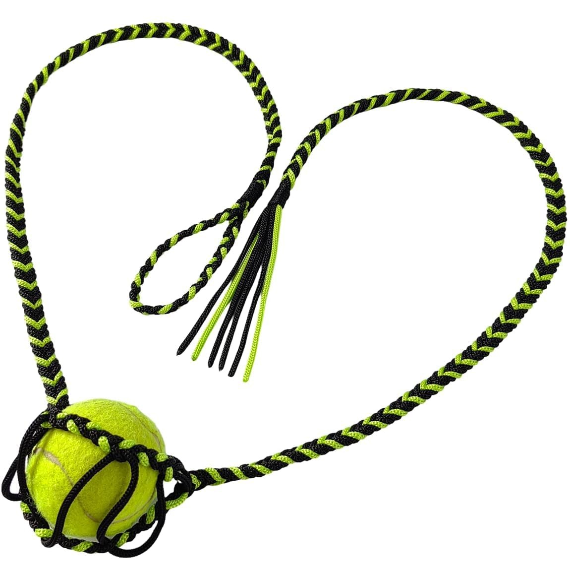 Balearic Shepherd Sling,Handcrafted Braided Old-Fashioned Black,green