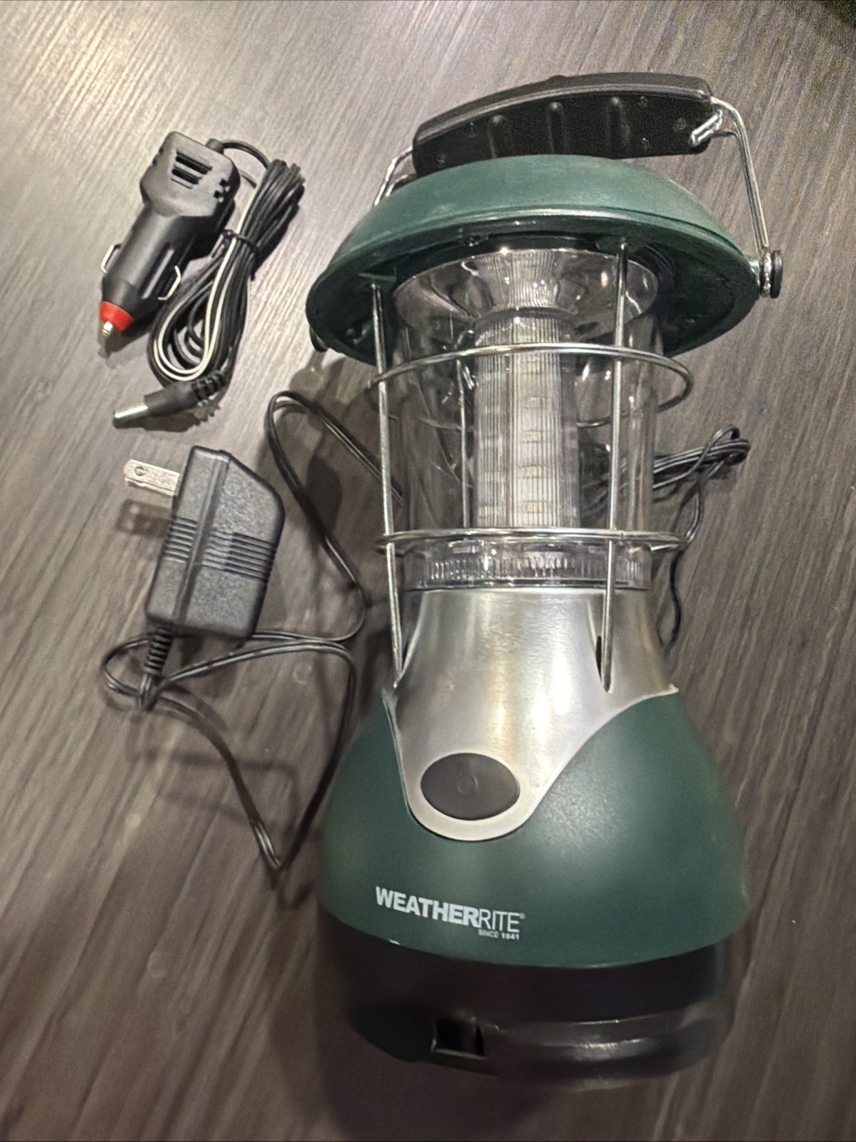 WeatherRite Solar LED Lantern Camping Light Hanging Outdoor Lamp Survival EDC
