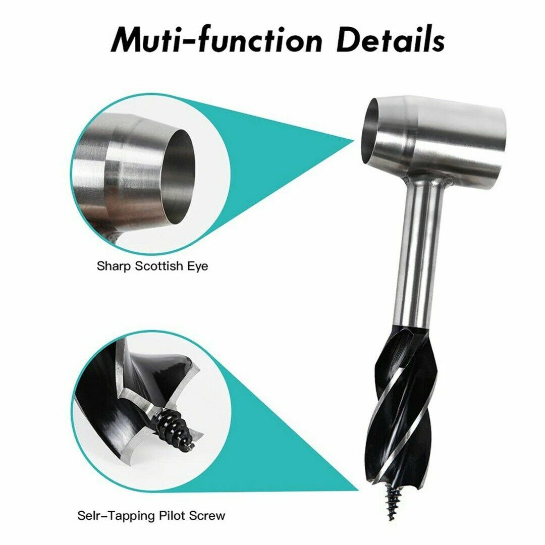 Survival Tools Manual Hand Auger for Bushcraft Settlers Outdoor Wrench Drill C#