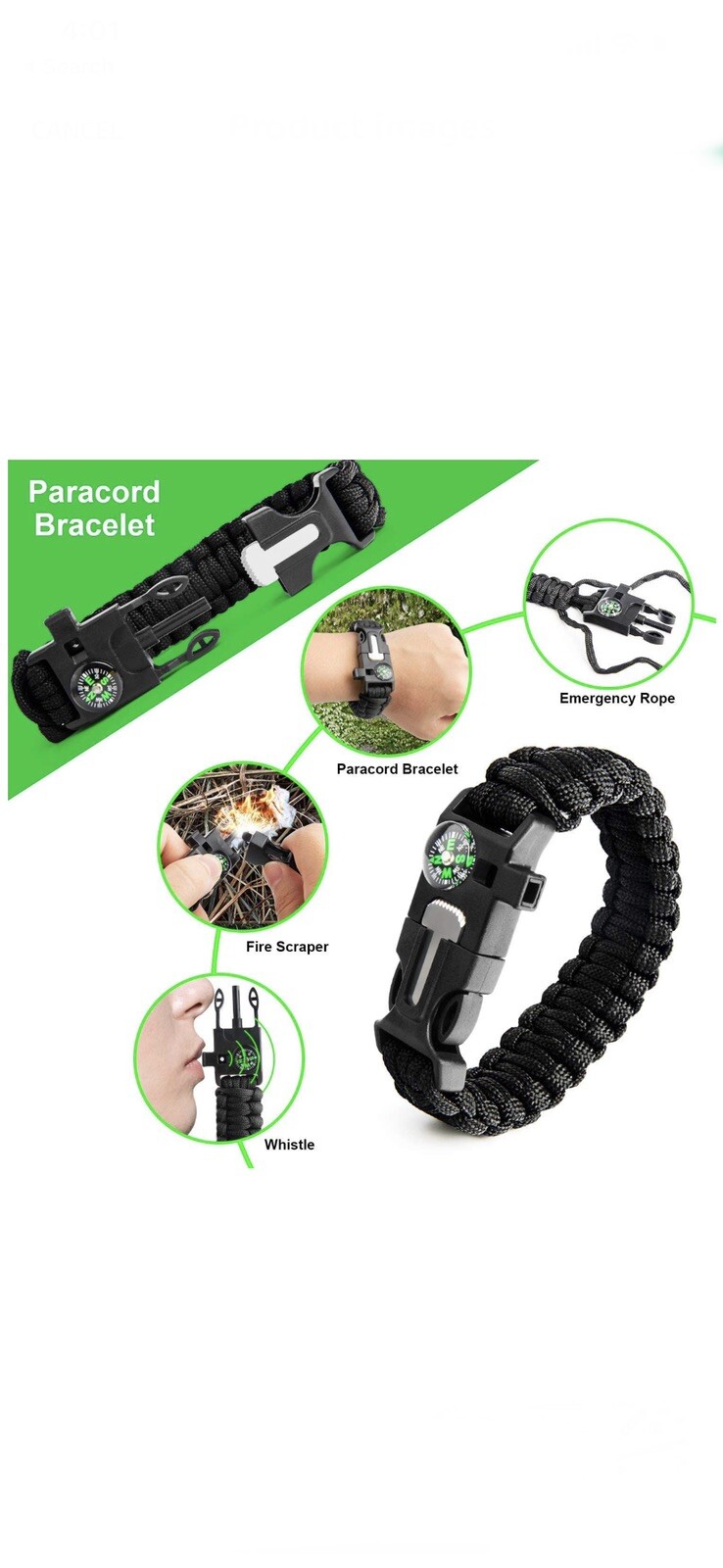 18 In 1 Outdoor Survival Kit Camping Emergency Gear Tactical Tools EDC Tool Case