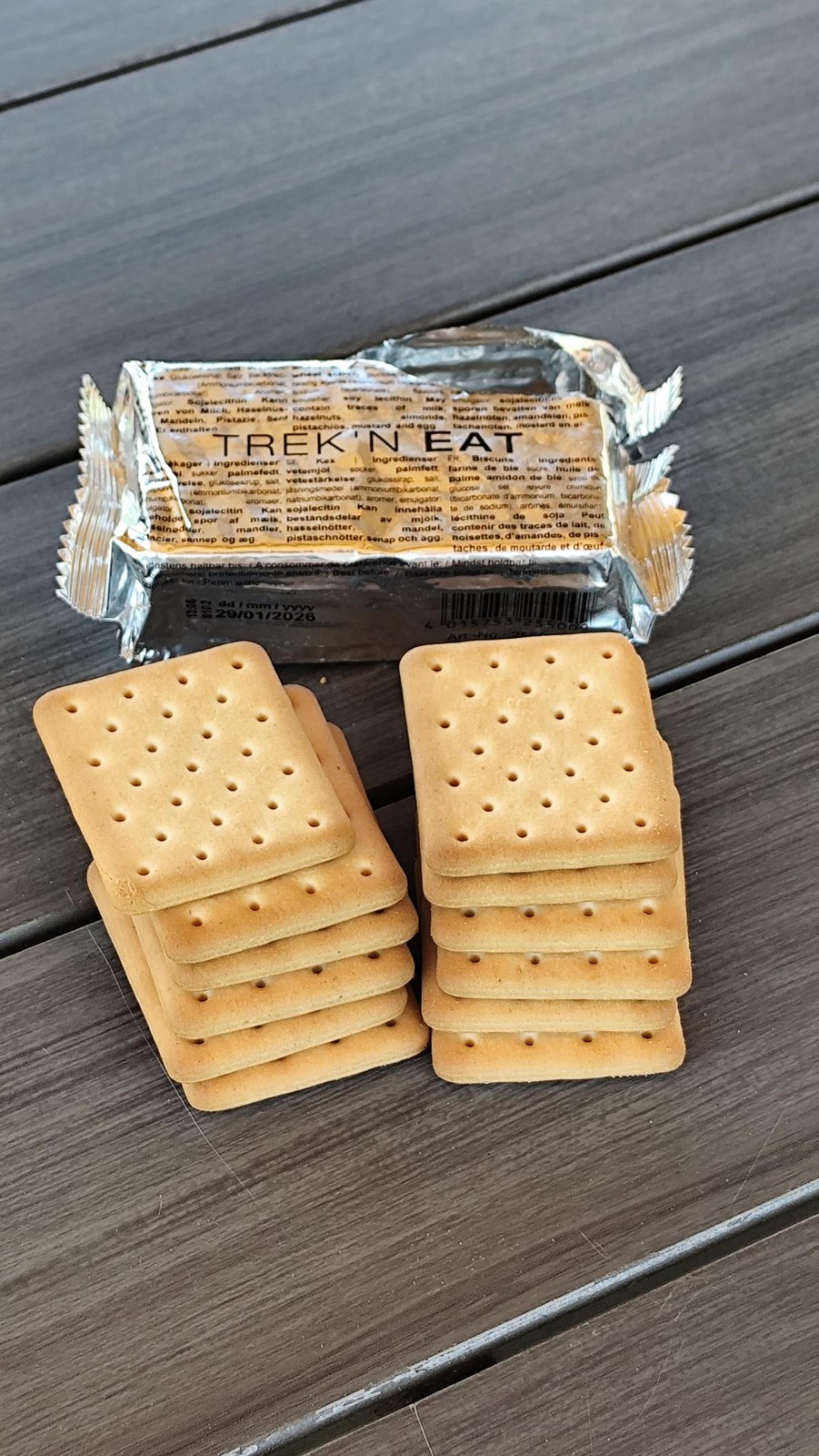 Emergency food Bundeswehr 1 outdoor cookies 125 g on long marches or missions