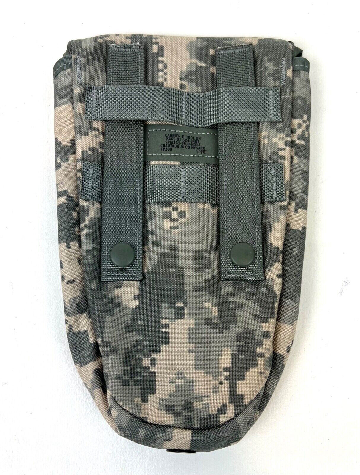 NEW AUTHENTIC USGI ETool Carrier Shovel Cover MOLLE ACU Entrenching Shovel Pouch