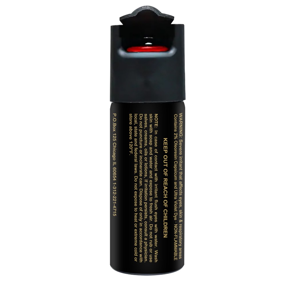 3 PACK Pepper Spray 1/2oz Self Defense Safety Lock Security Keychain