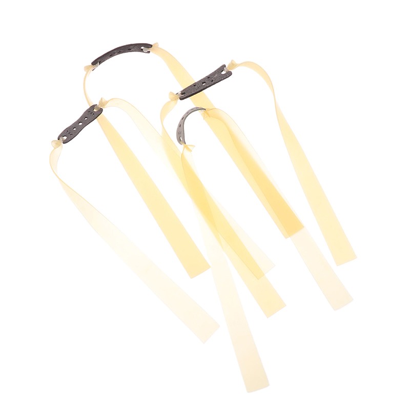 4Pcs 1/1.2/1.2/2mm Shooting Rubber Bands Hunting Slingshot Flat Rubber Bands