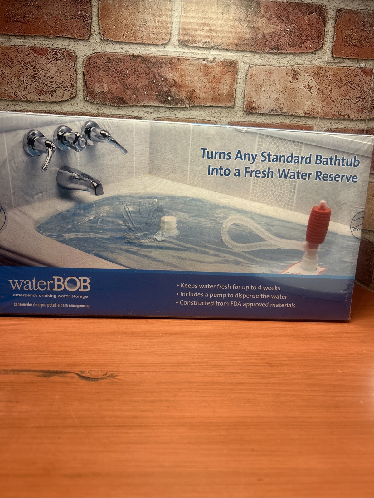 Water BOB Survival Emergency Drinking Fresh Water Storage 100-Gallons Kit Sealed