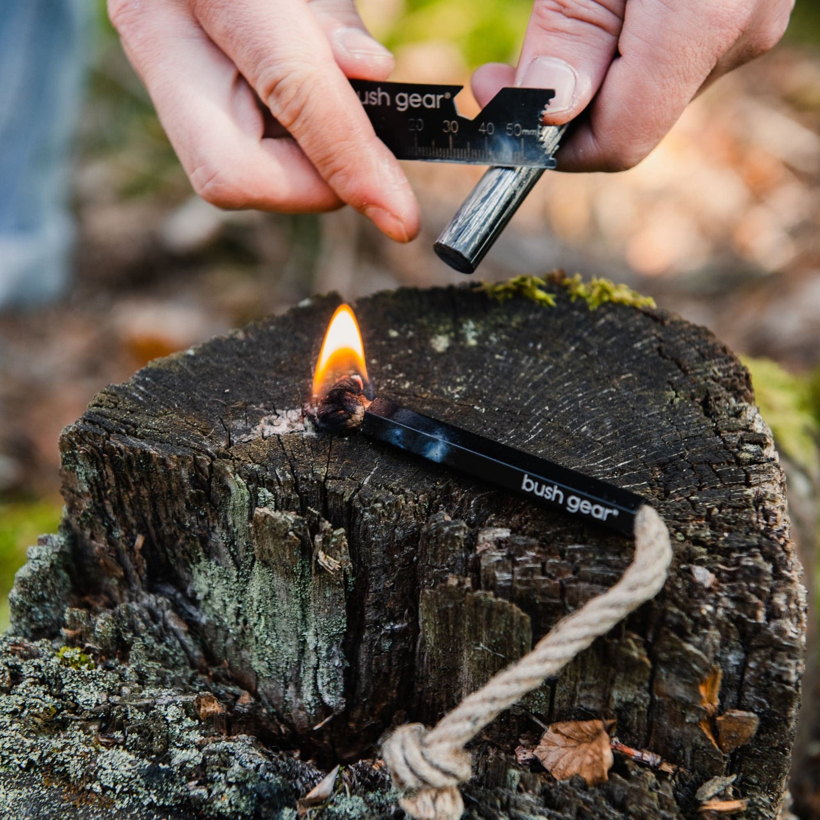 Outdoor Tinder Set in Aluminium Box incl. 2 x Tinder for Fire Steel Fire Start…