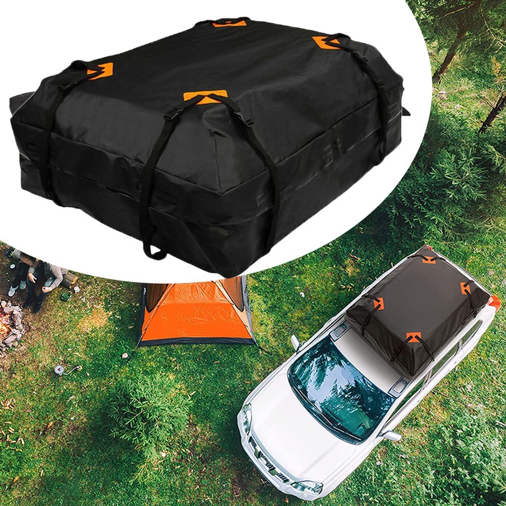Sleek Design 600D Soft Shell Car Roof Bag with Secure Strap System for Safety