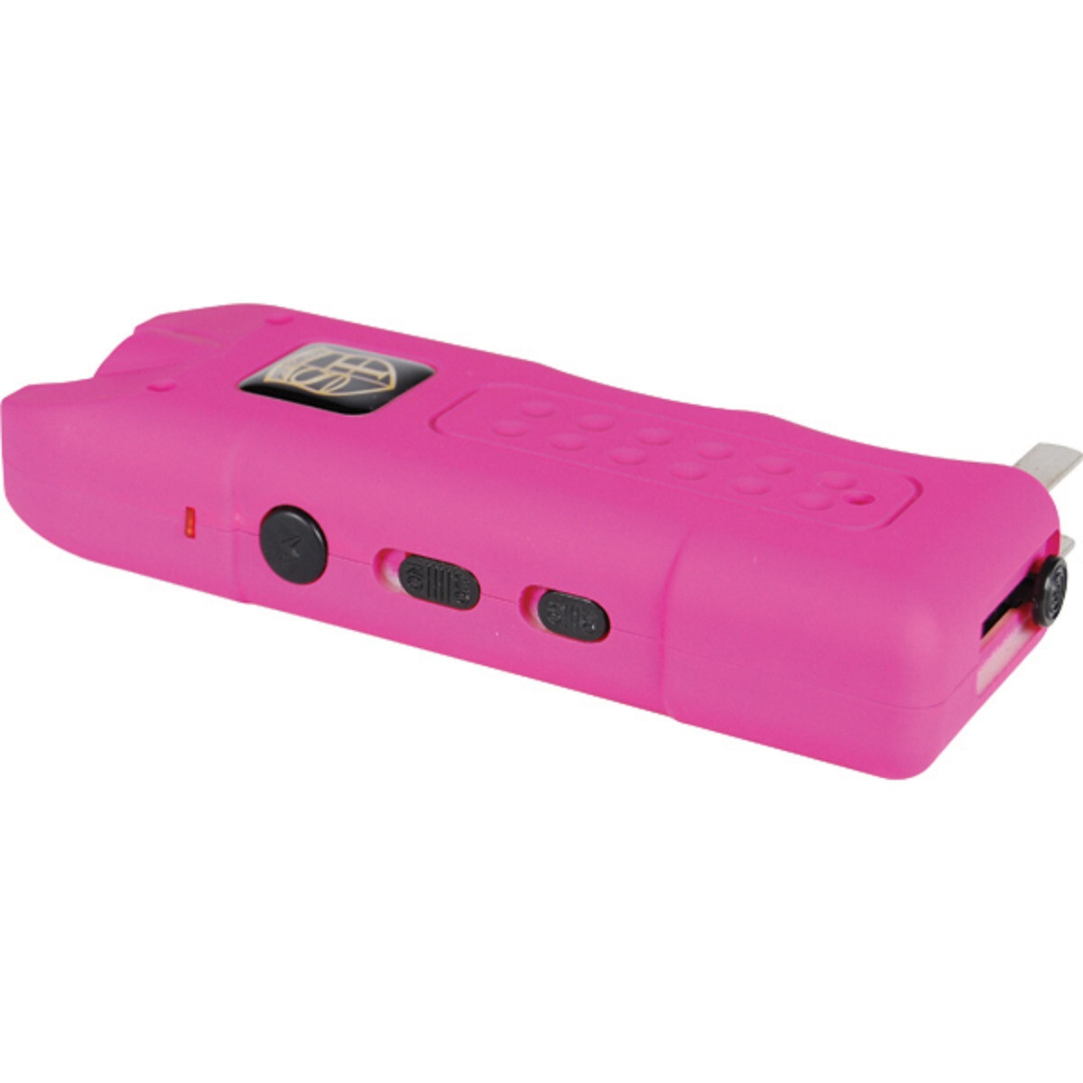 Multiguard Pink Stun Gun 80 MV LED Flashlight Siren Self Defense Wrist Strap