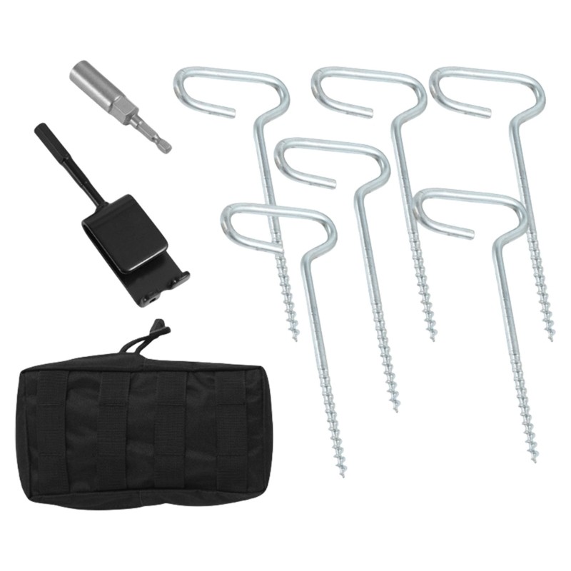 9pcs Outdoor Ground Camping Tent Stakes Anchors Pegs Windproofed Tent Stakes