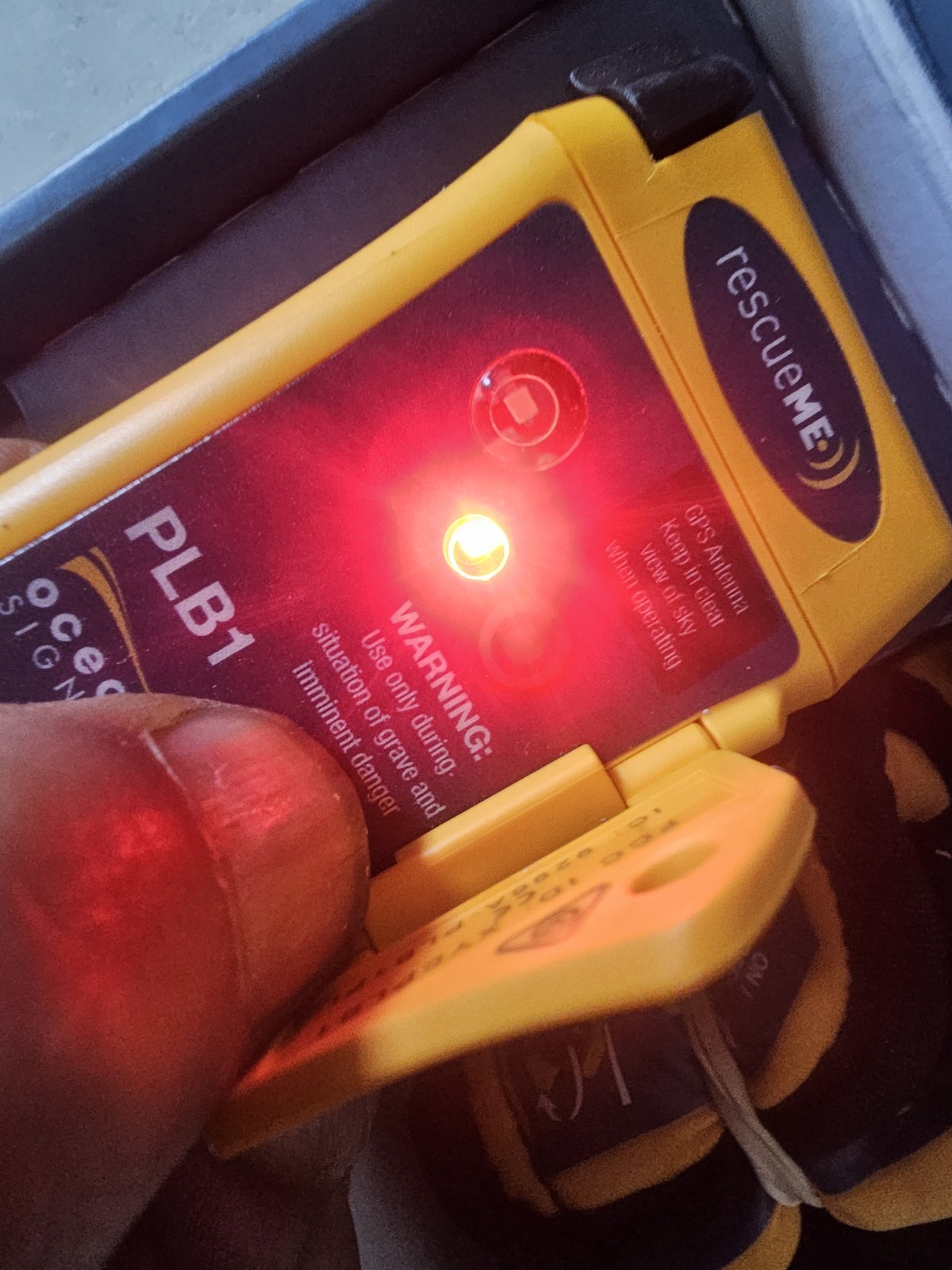 Ocean Signal Rescue Me RescueME PLB1 Personal Locator Beacon Outdoors