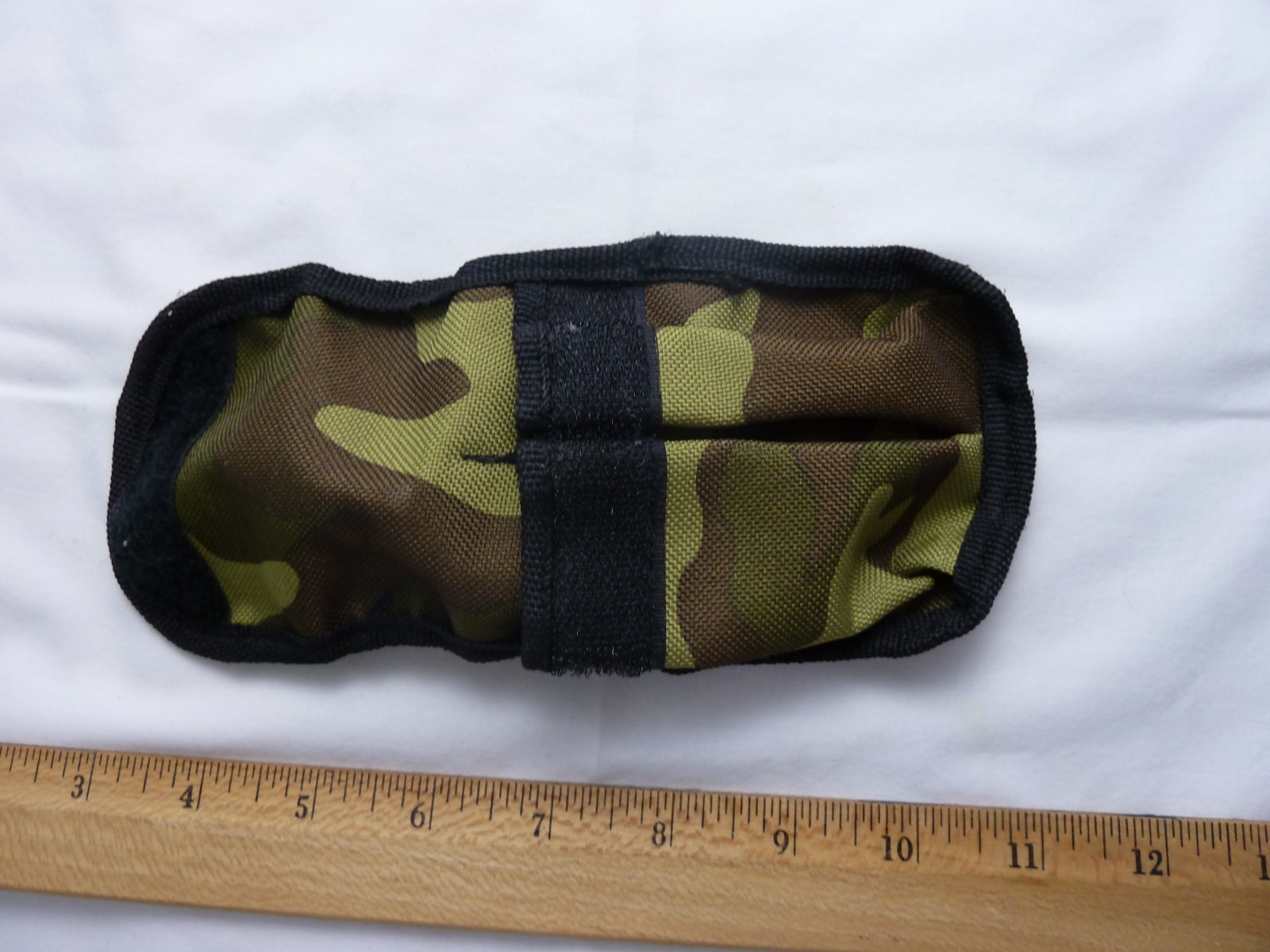 Appalachian Trail Camo Belt Pouch Hook Loop Closure 2 Section Pocket