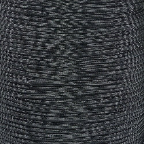 Paracord Planet (50+ Colors) – 1,000 Foot spools – 100 Feet, Black