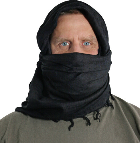 Camcon Apparel 61038 Shemagh Black