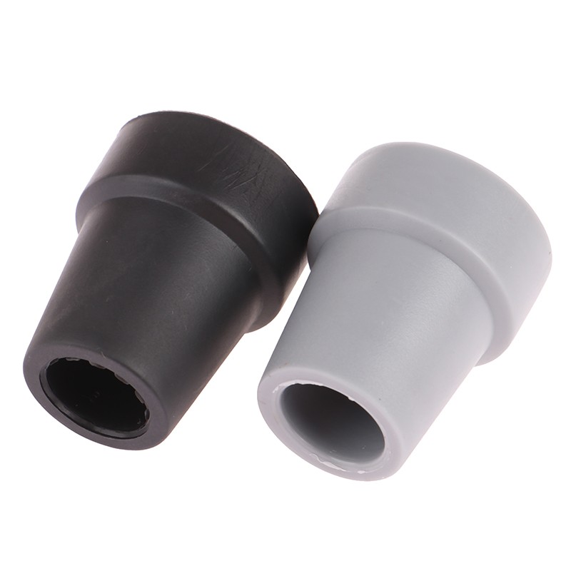 Walking Stick Cane Crutch Pad Rubber Heavy Duty Metal Ferrules End Bottom New