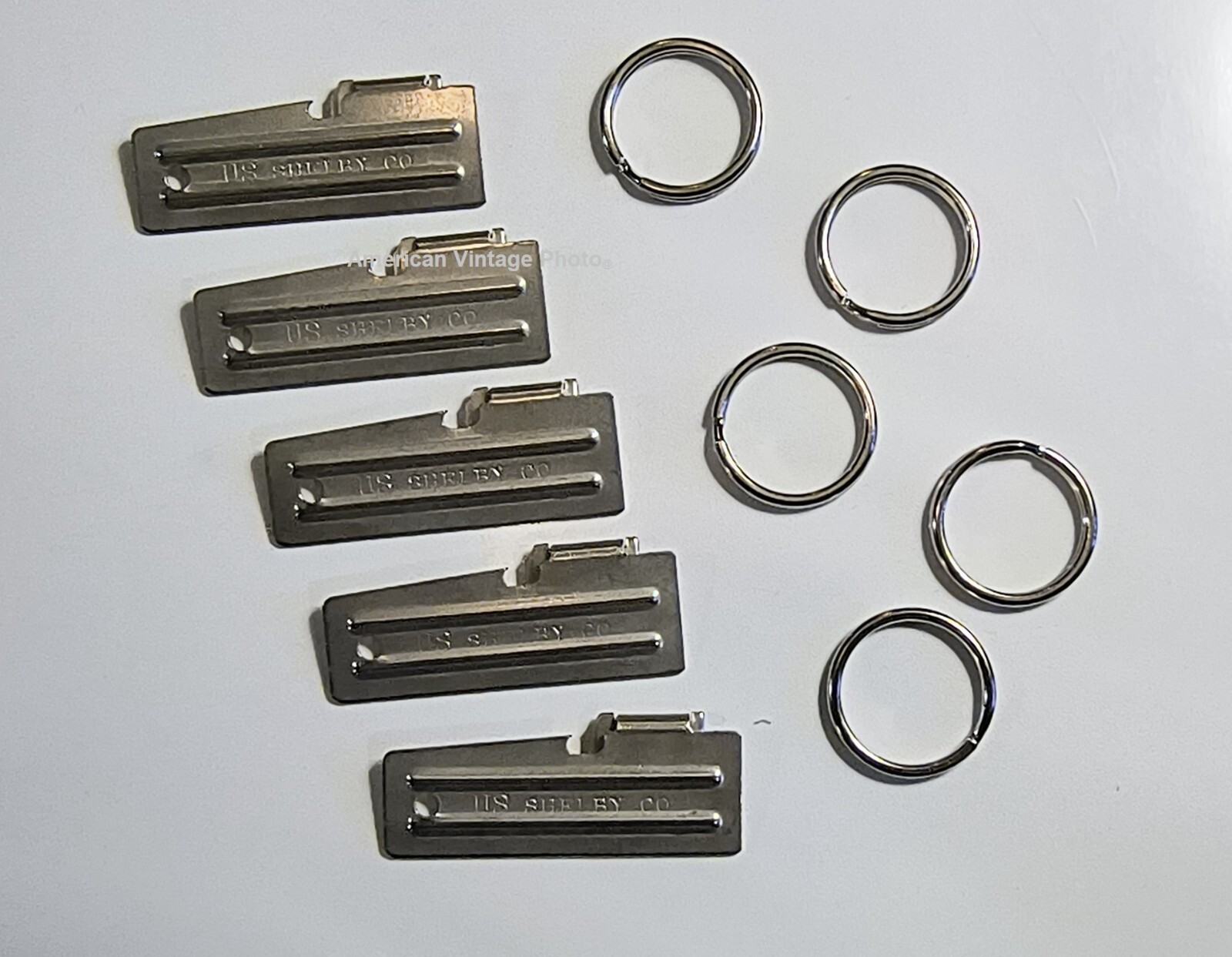 5 P-51 Can Opener Shelby US+ Key Rings f Mess Kit Camping Survival Military USMC
