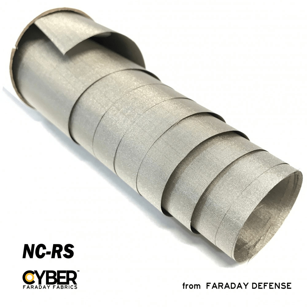 Faraday Cyber NC-RS EMF RF Shielding Nickel Copper Fabric Roll 54″ x1′